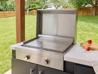 Emory | 12-Foot Outdoor Kitchen Island with Built-In Grill & Griddle