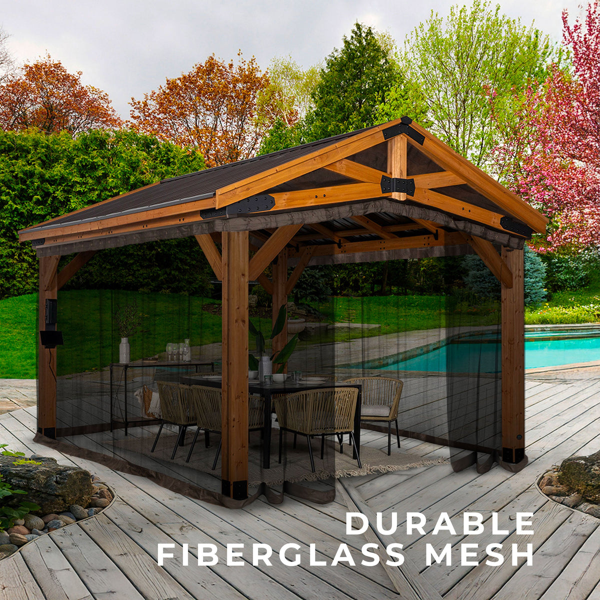 Mosquito Netting Kit-Norwood Gazebos