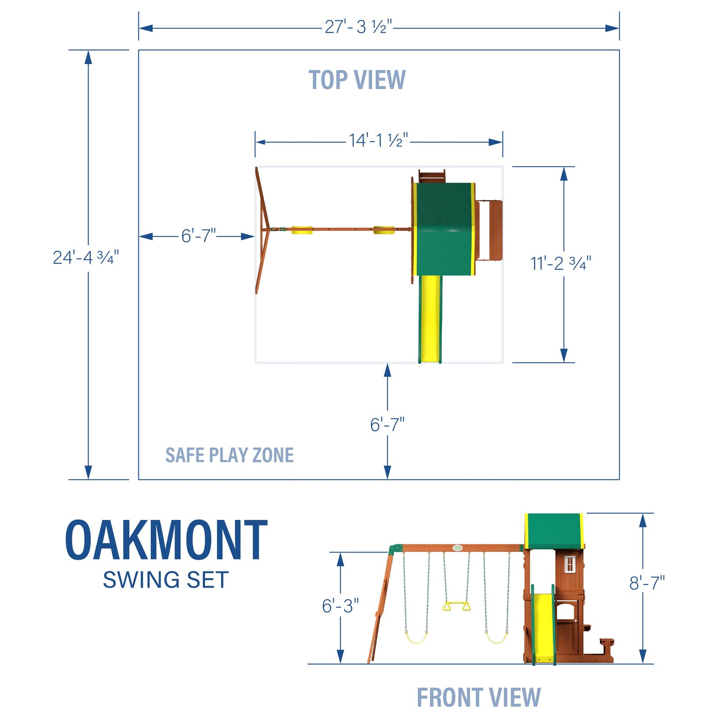 Oakmont Swing Set