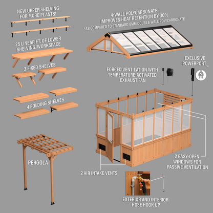 11x7 Bellerose Greenhouse