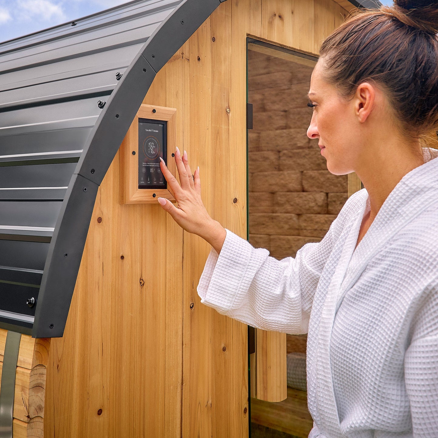 Paxton Outdoor Barrel Sauna – 2-4 Person