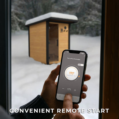 Bennett Outdoor Cabin Sauna – 2-4 Person