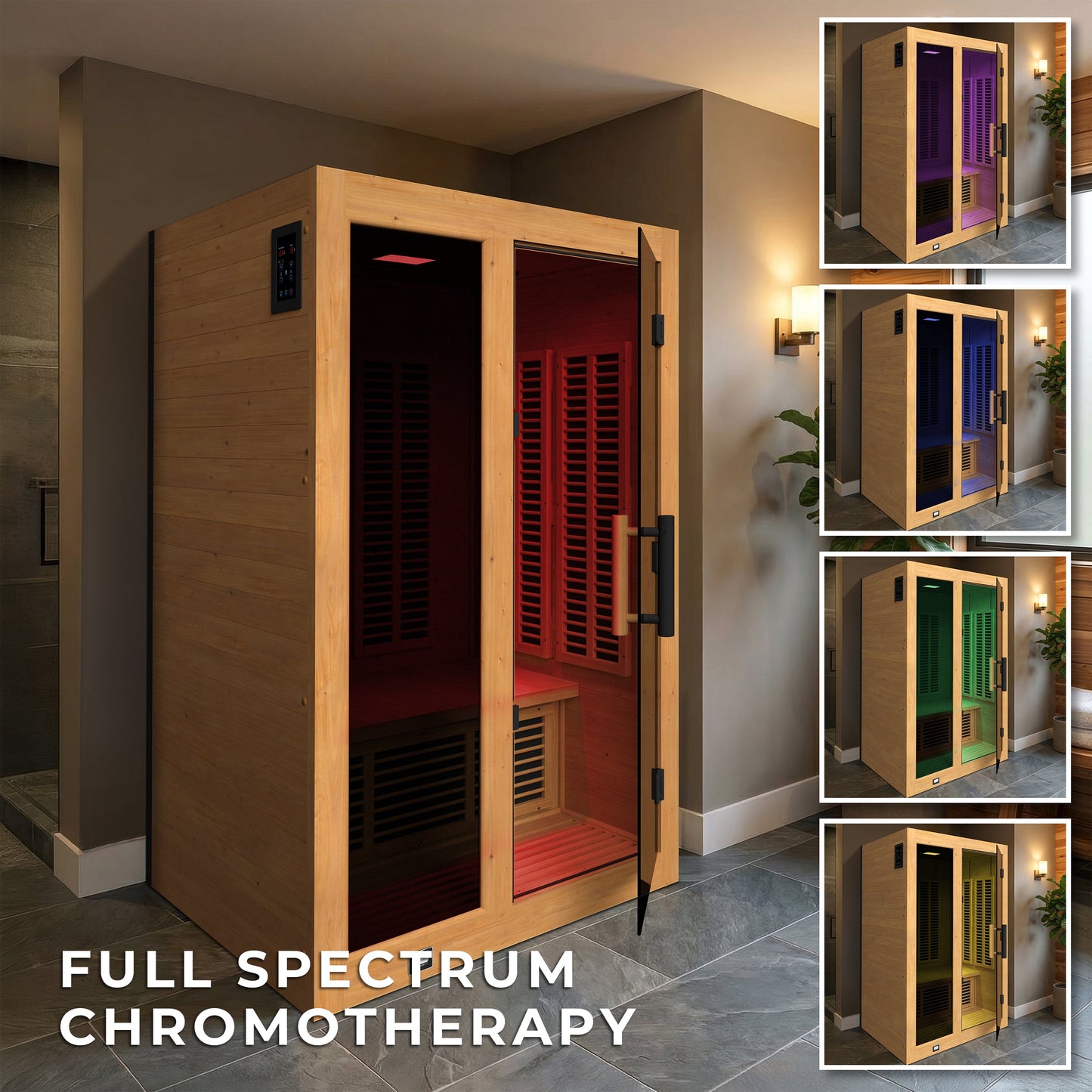 Knox Indoor Infrared Sauna – 2 Person