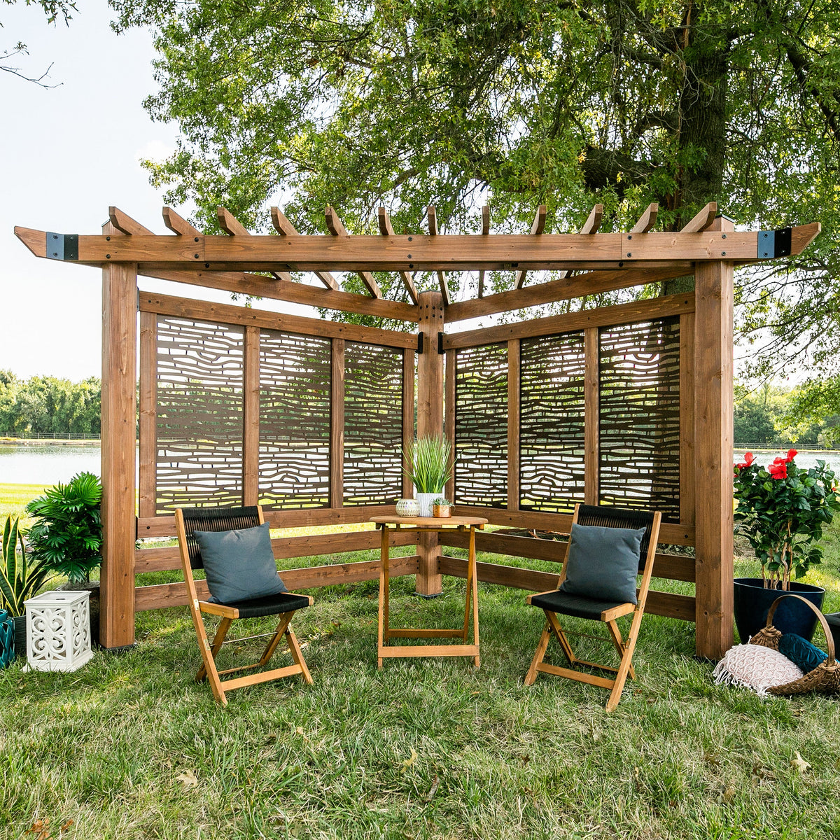 Verona Corner Pergola